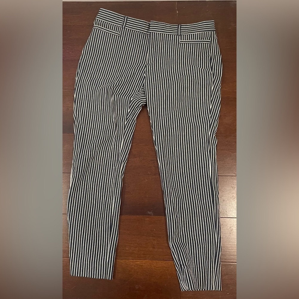 Banana republic Sloan Blue and White Striped Pants 6
